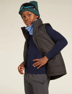 Icebreaker Tops & Bottoms^Kids' Merino 200 Oasis Long Sleeve Crew Neck Thermal Top MidnightNavy