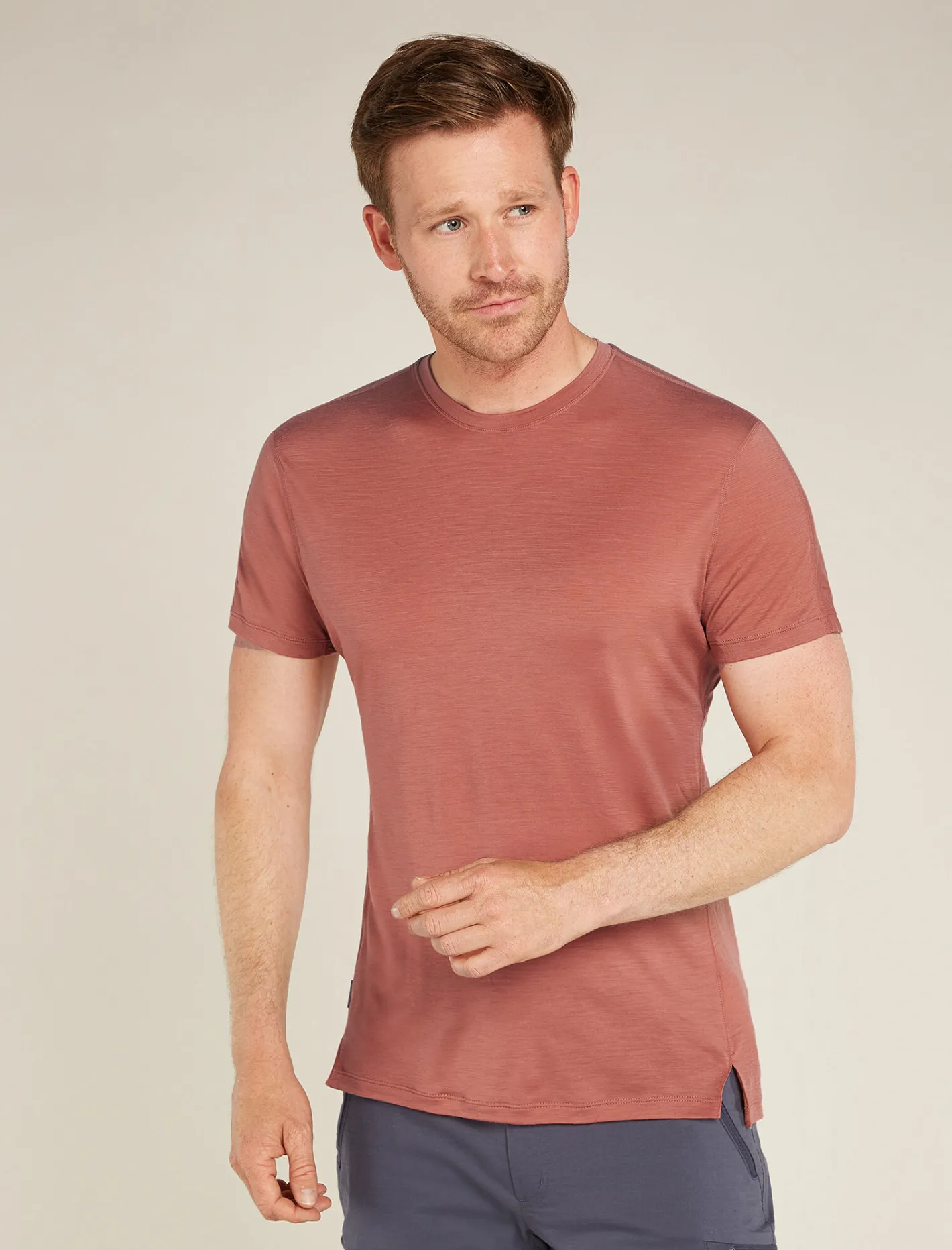 Icebreaker T-shirts^Men's 150 MerinoFine™ Ace Short Sleeve T-Shirt CedarWood