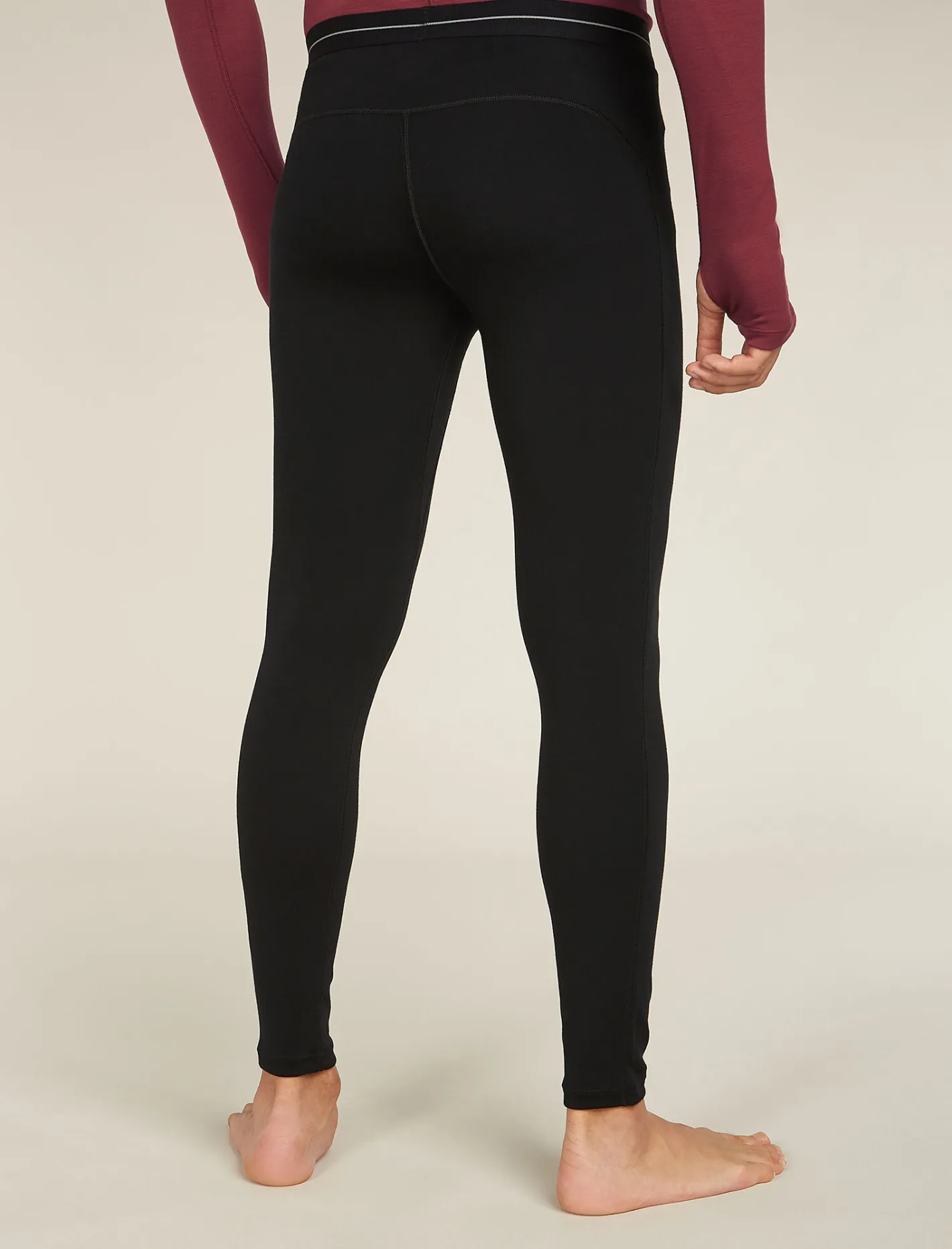 Icebreaker Base Layers^Men's 300 MerinoFine™ Polar Thermal Leggings Black