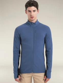 Icebreaker Jumpers & Hoodies^Men's Descender Long Sleeve Zip Jacket Dawn/Black