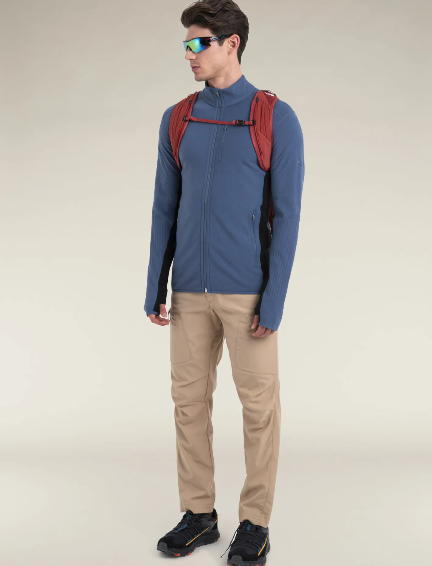 Icebreaker Jumpers & Hoodies^Men's Descender Long Sleeve Zip Jacket Dawn/Black