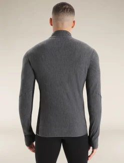 Icebreaker Jumpers & Hoodies^Men's Descender Long Sleeve Zip Jacket JetHeather/Black
