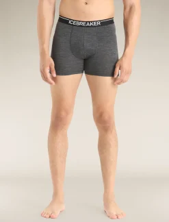 Icebreaker Underwear^Men's Merino 150 Anatomica Boxers JetHeather