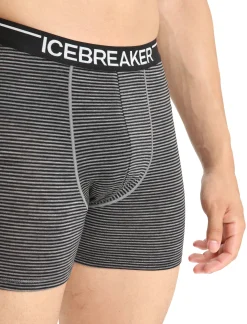 Icebreaker Underwear^Men's Merino 150 Anatomica Boxers GritstoneHeather