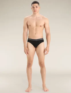 Icebreaker Underwear^Men's Merino 150 Anatomica Briefs Black