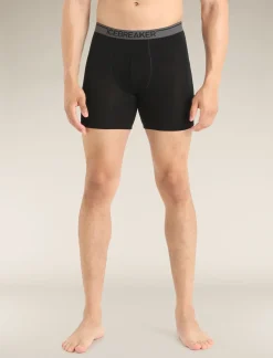 Icebreaker Underwear^Men's Merino 150 Anatomica Long Boxers Black