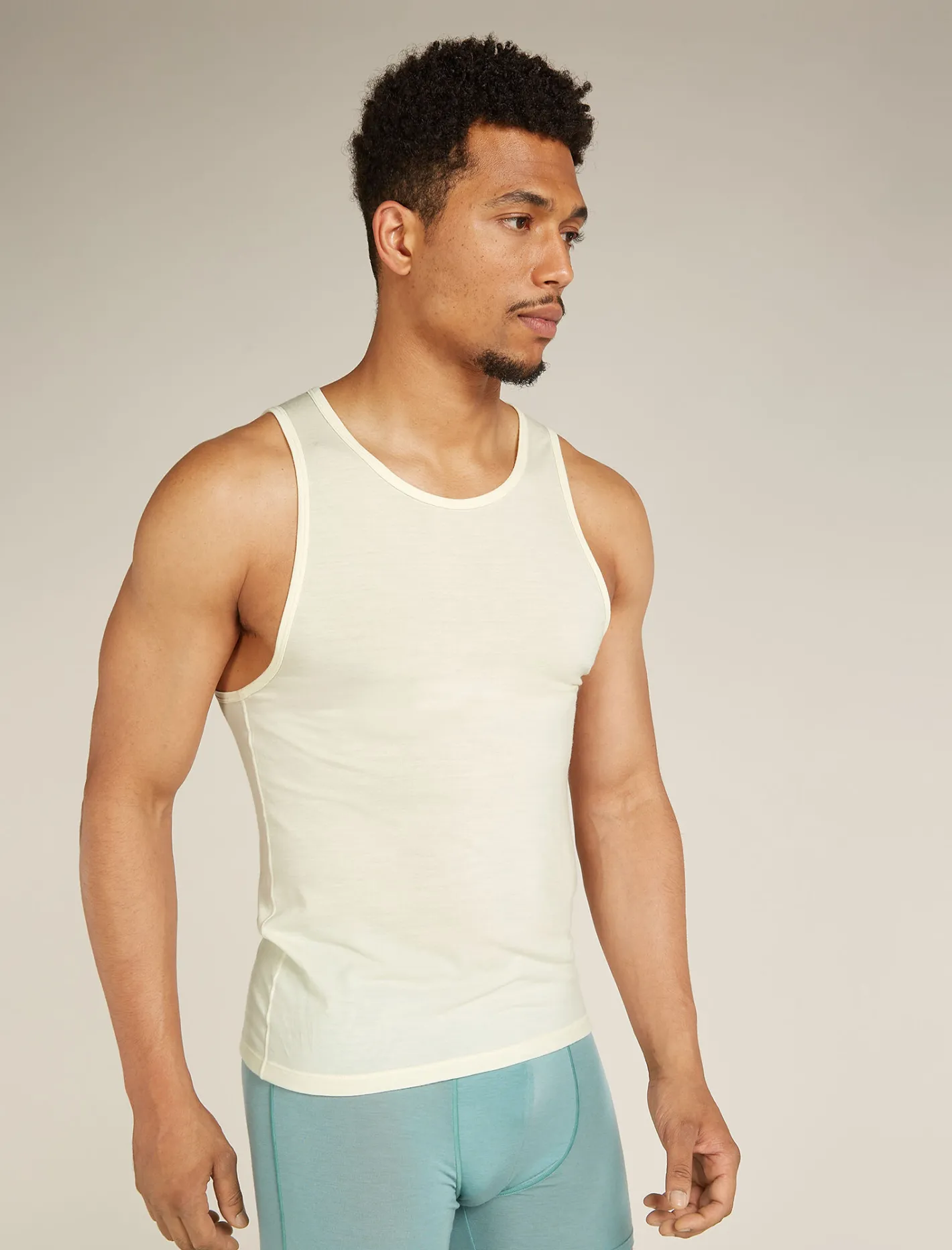 Icebreaker Underwear^Men's Merino 150 Anatomica Tank Undyed