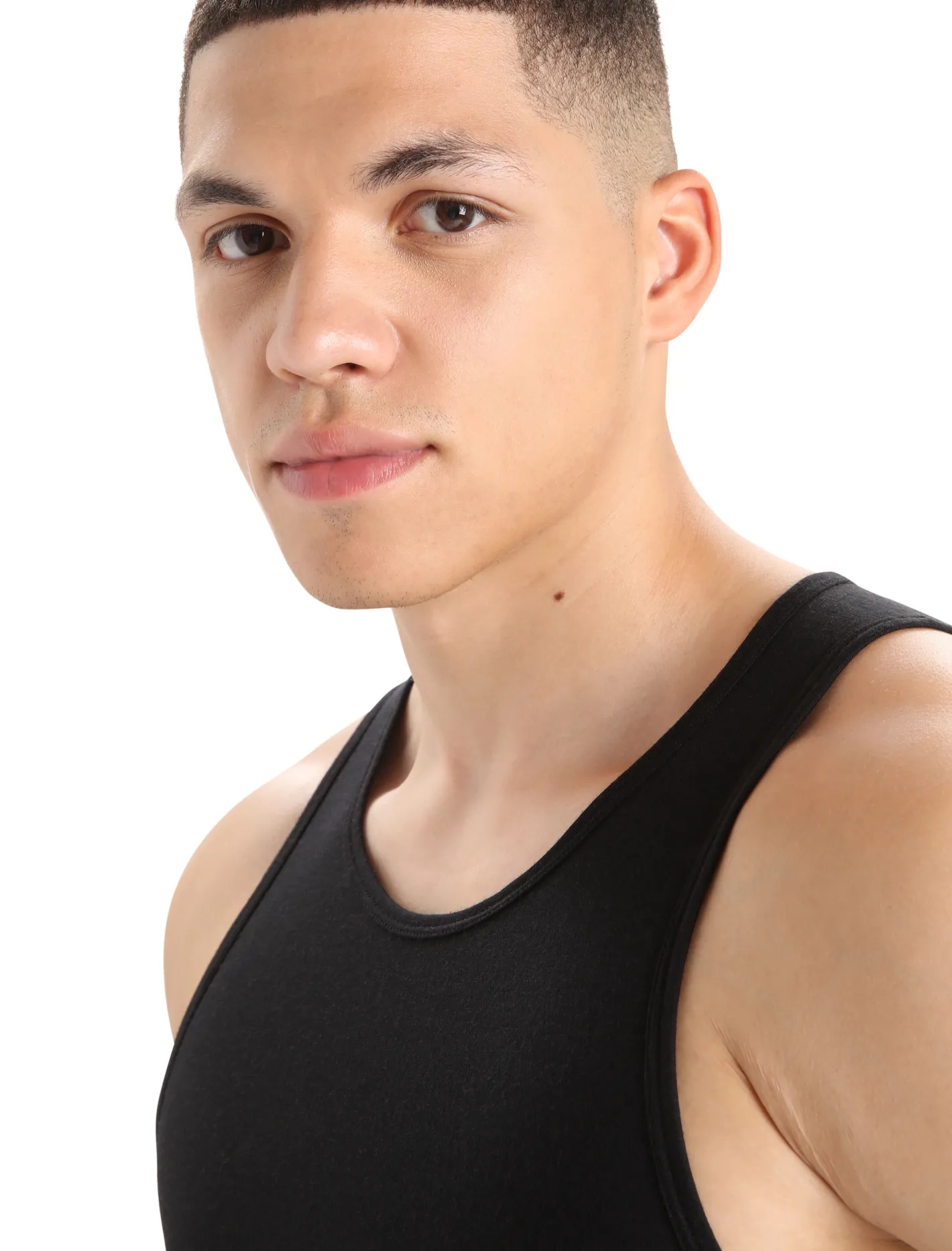 Icebreaker Underwear^Men's Merino 150 Anatomica Tank Black