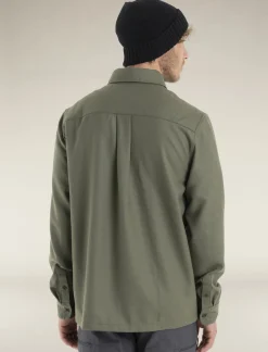 Icebreaker Jumpers & Hoodies^Men's Merino 200 Dawnder Long Sleeve Flannel Shirt Loden