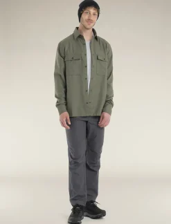 Icebreaker Jumpers & Hoodies^Men's Merino 200 Dawnder Long Sleeve Flannel Shirt Loden