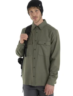 Icebreaker Jumpers & Hoodies^Men's Merino 200 Dawnder Long Sleeve Flannel Shirt Loden