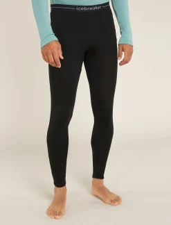 Icebreaker Bottoms|Base Layers^Men's Merino 175 Everyday Thermal Leggings Black
