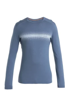 Icebreaker Base Layers^Men's Merino 200 Oasis Long Sleeve Crewe Thermal Top Horizon Light Dawn