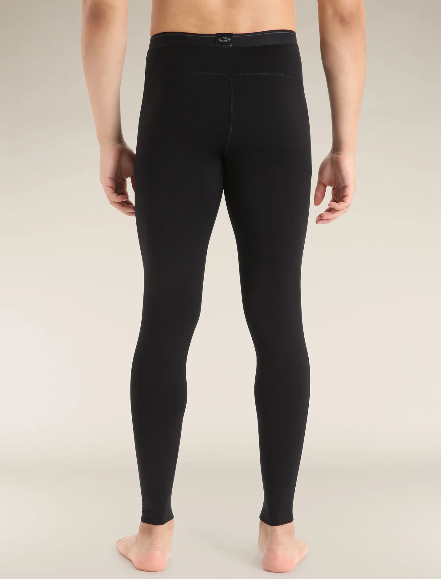 Icebreaker Bottoms|Base Layers^Men's Merino 200 Oasis Thermal Leggings Black