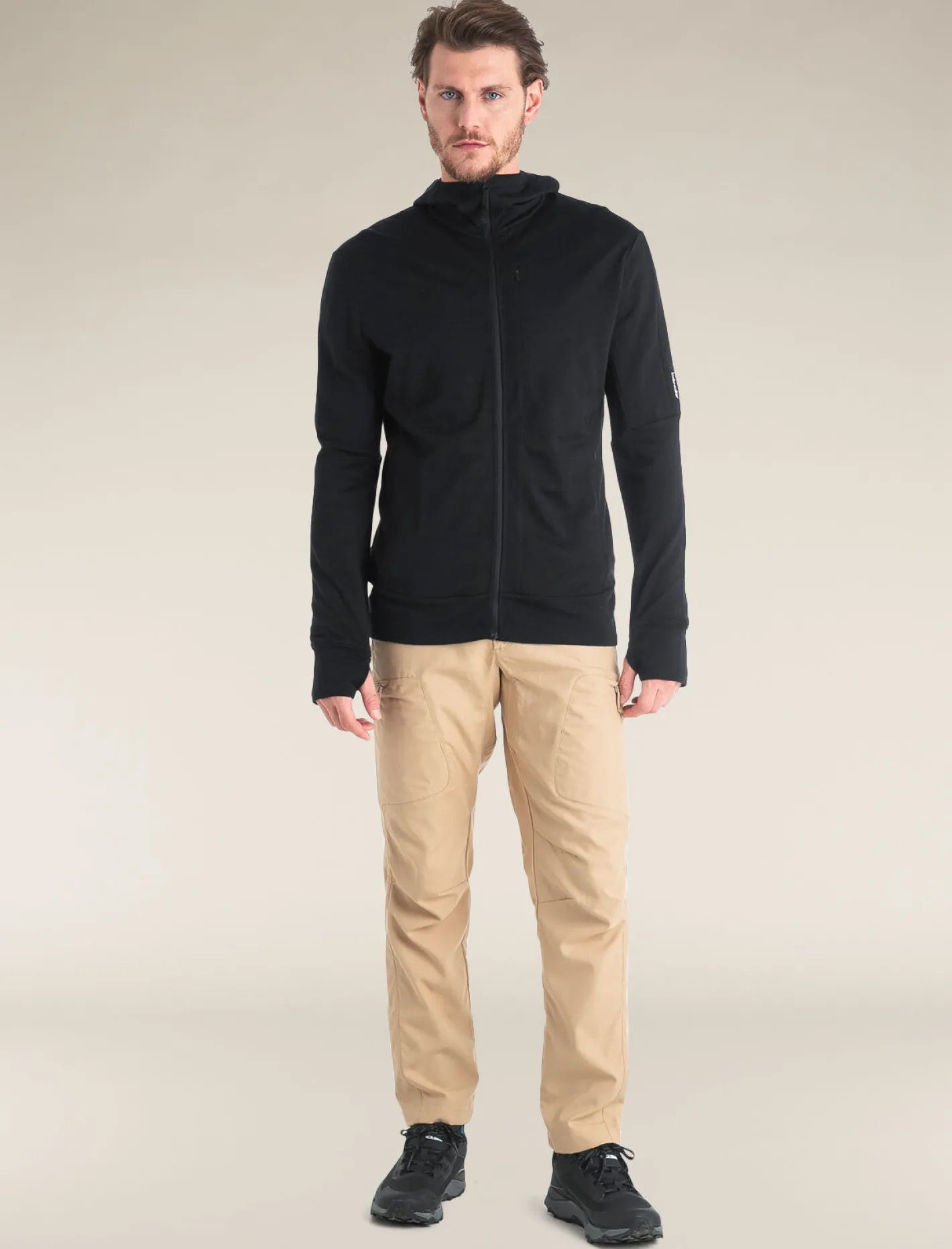 Icebreaker Jumpers & Hoodies^Men's Merino 260 Quantum Long Sleeve Zip Hoodie Black