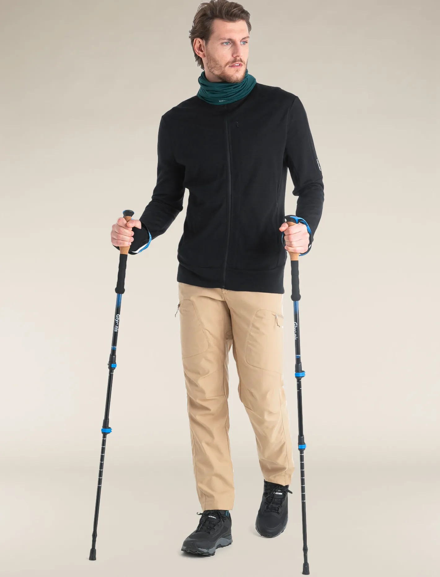 Icebreaker Jumpers & Hoodies^Men's Merino 260 Quantum Long Sleeve Zip Hoodie Black