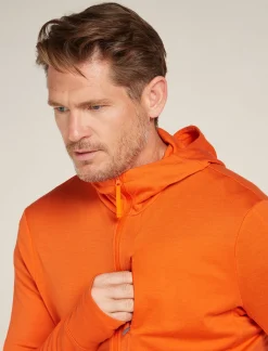Icebreaker Jumpers & Hoodies^Men's Merino 260 Quantum Long Sleeve Zip Hoodie Blaze