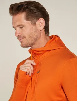 Icebreaker Jumpers & Hoodies^Men's Merino 260 Quantum Long Sleeve Zip Hoodie Blaze