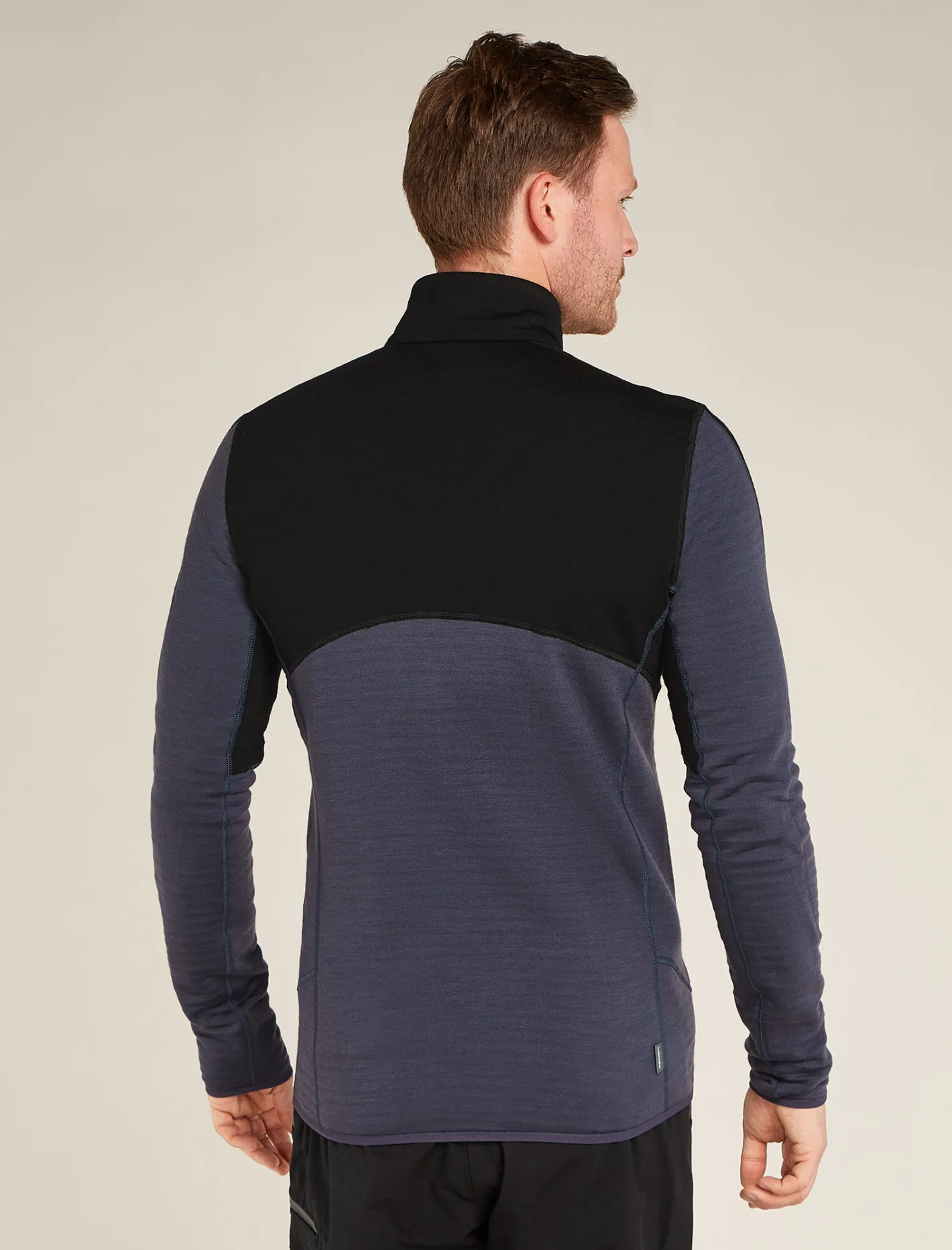 Icebreaker Jumpers & Hoodies^Men's Merino 400 RealFleece™ Descender Long Sleeve Zip Black/Graphite