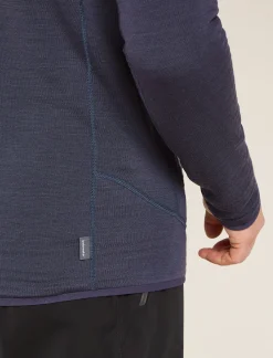 Icebreaker Jumpers & Hoodies^Men's Merino 400 RealFleece™ Descender Long Sleeve Zip Black/Graphite
