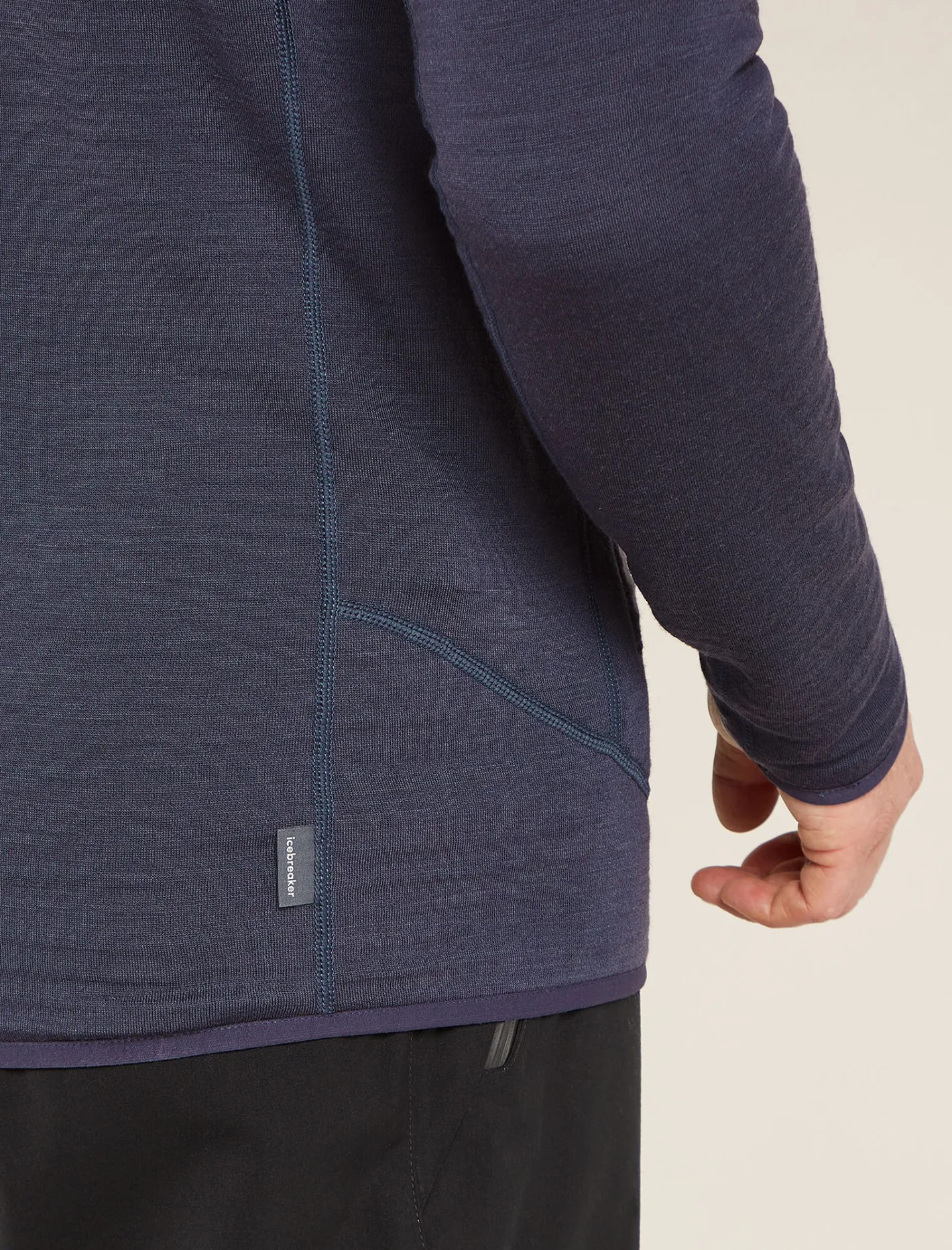 Icebreaker Jumpers & Hoodies^Men's Merino 400 RealFleece™ Descender Long Sleeve Zip Black/Graphite