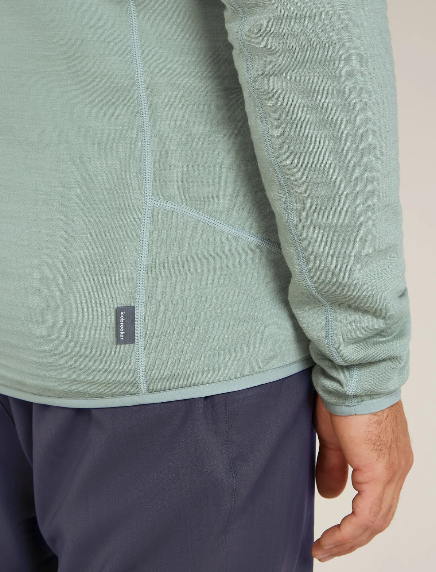 Icebreaker Jumpers & Hoodies^Men's Merino 400 RealFleece™ Descender Long Sleeve Zip Galaxy/Moss