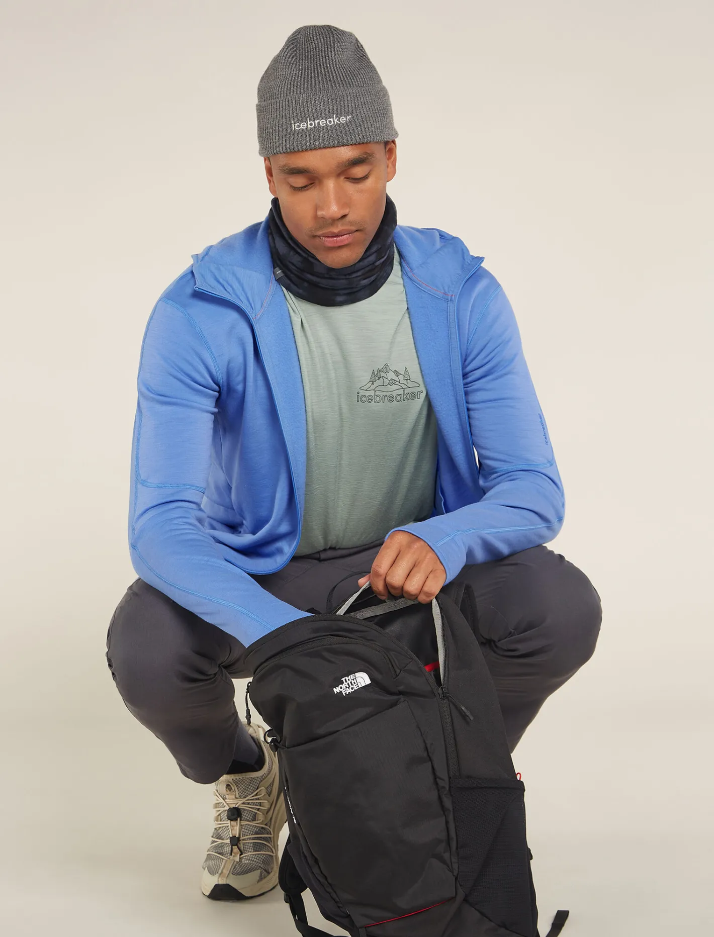 Icebreaker Jumpers & Hoodies^Men's Merino 360 Realfleece™ Elemental Long Sleeve Zip Hoodie Baja