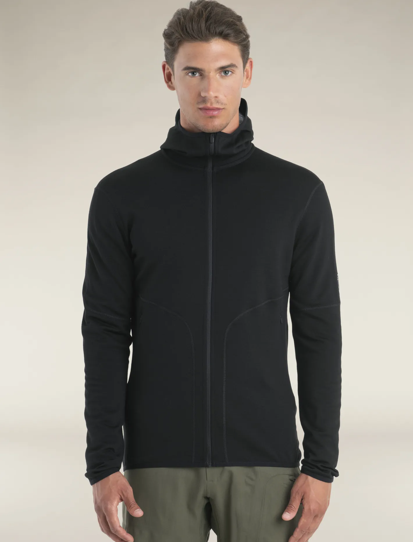 Icebreaker Jumpers & Hoodies^Men's Merino 560 Realfleece™ Elemental Long Sleeve Zip Hoodie Black