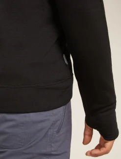 Icebreaker Jumpers & Hoodies^Men's Merino 360 Realfleece™ Elemental Long Sleeve Zip Hoodie Black