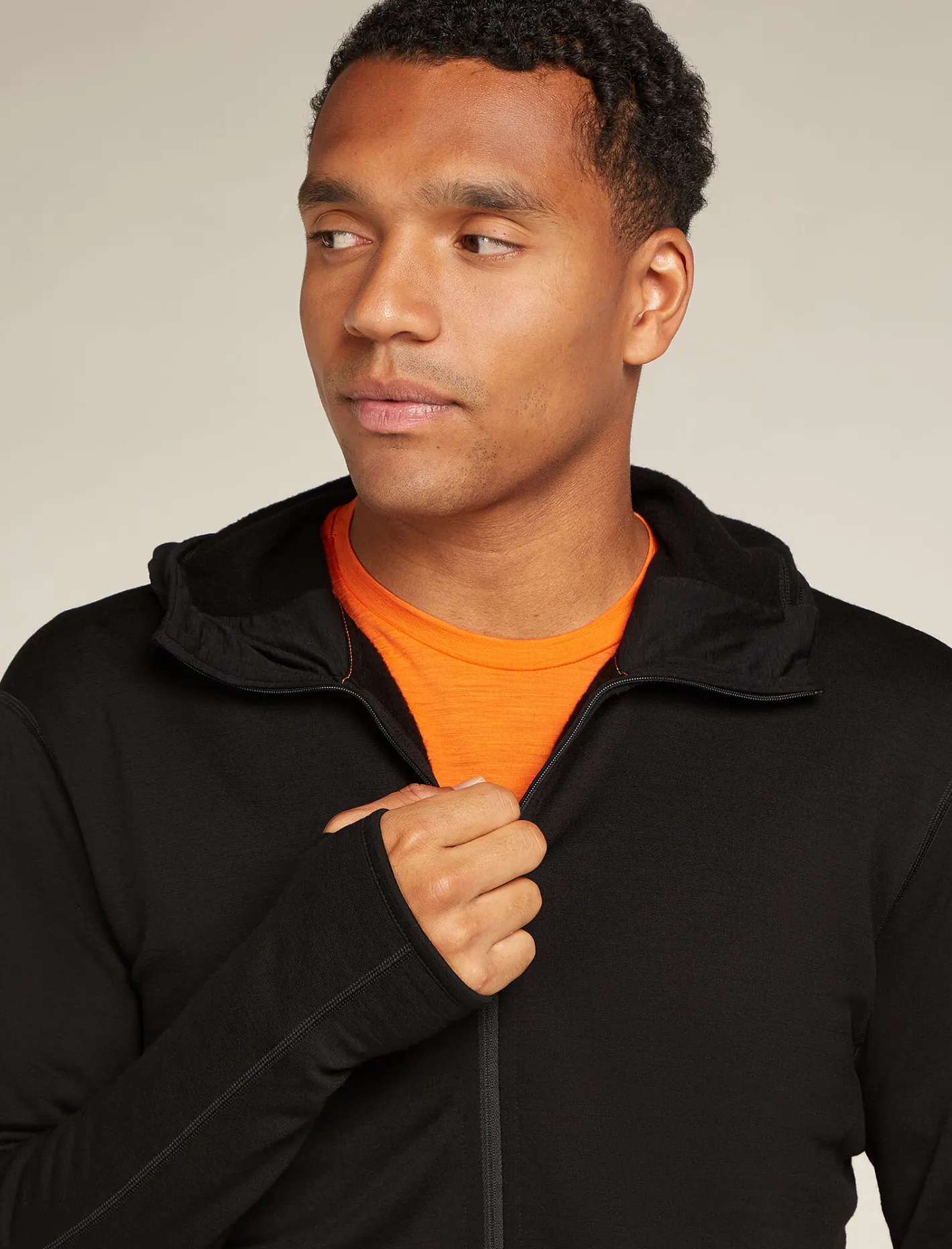 Icebreaker Jumpers & Hoodies^Men's Merino 360 Realfleece™ Elemental Long Sleeve Zip Hoodie Black