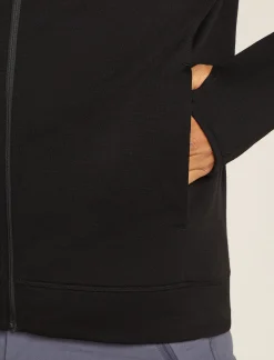 Icebreaker Jumpers & Hoodies^Men's Merino 360 Realfleece™ Elemental Long Sleeve Zip Hoodie Black