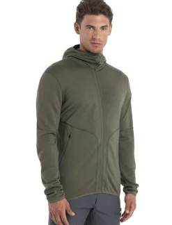 Icebreaker Jumpers & Hoodies^Men's Merino 560 Realfleece™ Elemental Long Sleeve Zip Hoodie Loden