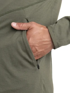 Icebreaker Jumpers & Hoodies^Men's Merino 560 Realfleece™ Elemental Long Sleeve Zip Hoodie Loden