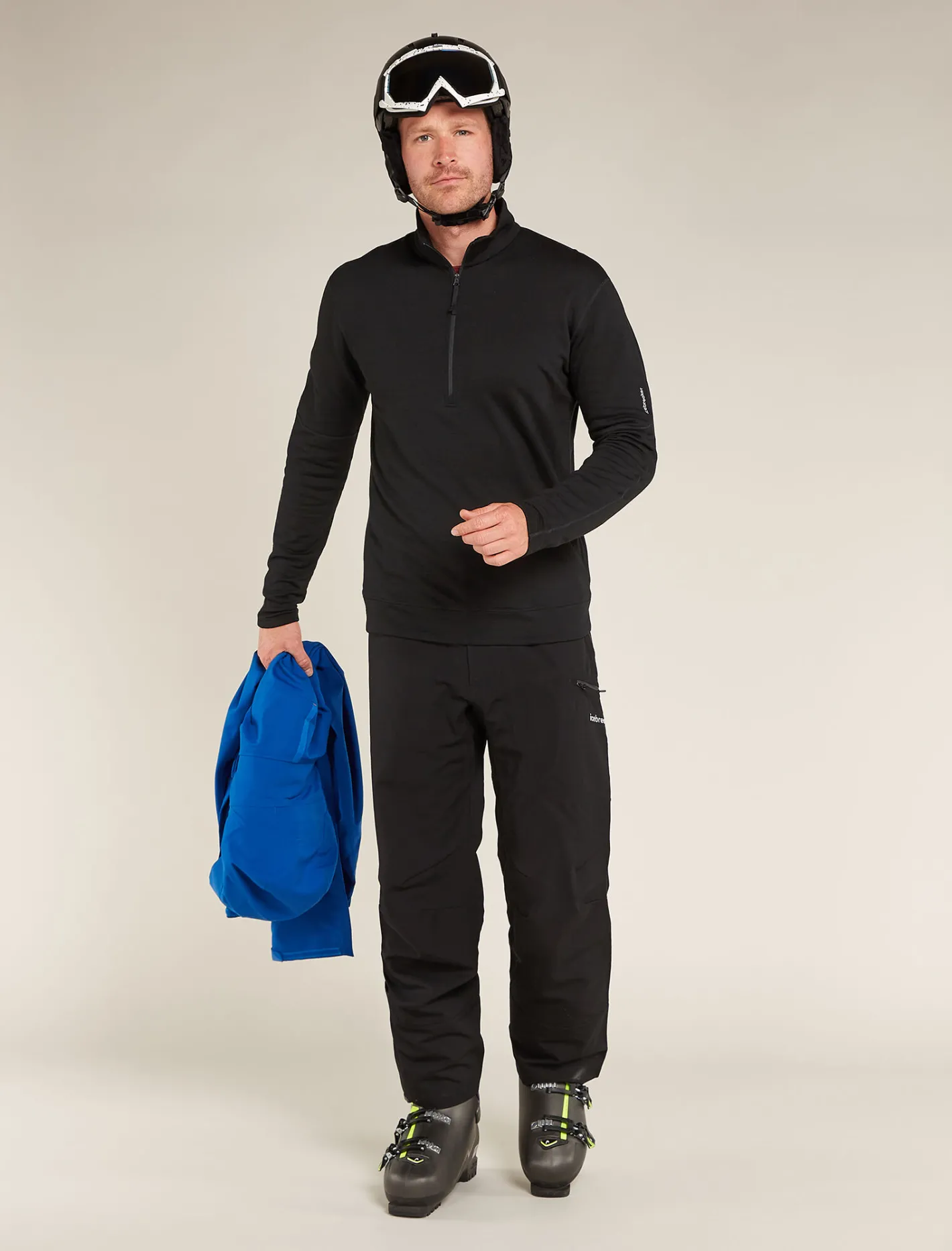Icebreaker Jumpers & Hoodies^Men's Merino 360 Realfleece™ Elemental Long Sleeve Half Zip Jacket Black