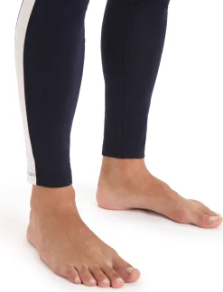 Icebreaker Bottoms|Base Layers^Men's Merino 200 Sonebula Thermal Leggings MidnightNavy/Snow