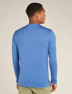 Icebreaker T-shirts^Men's Merino 150 Tech Lite Long Sleeve T-Shirt Bear Lift Baja
