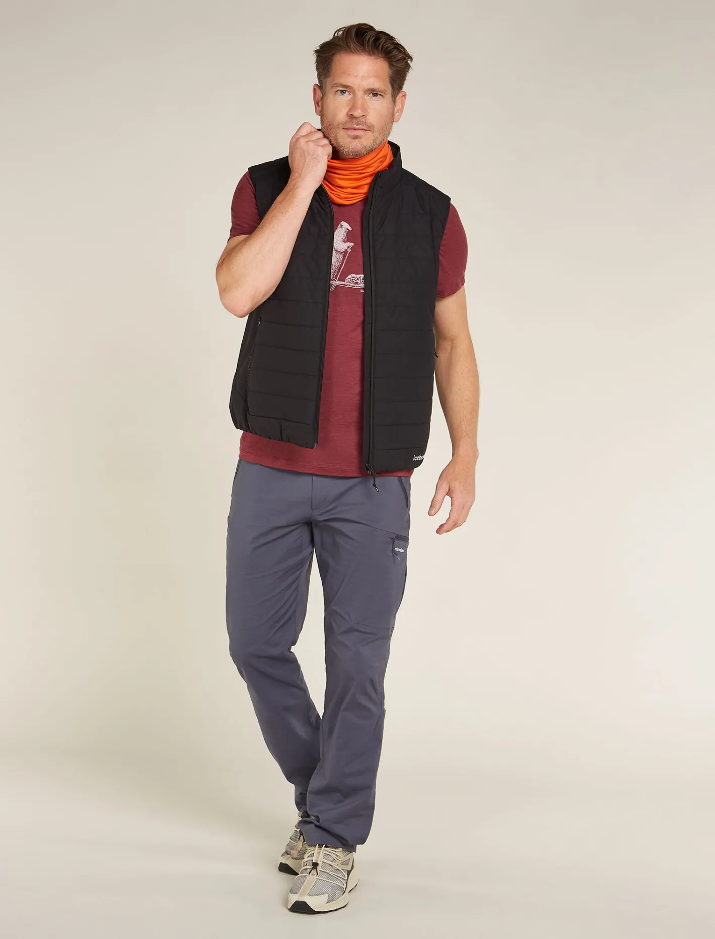 Icebreaker T-shirts^Men's Merino 150 Tech Lite Short Sleeve T-Shirt Polar Paddle Port