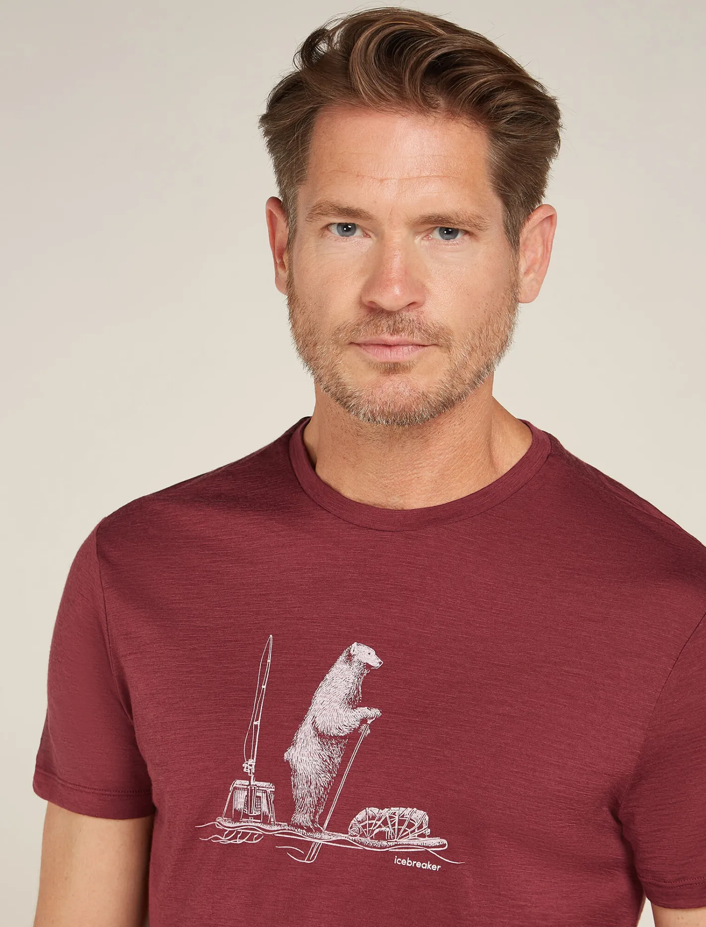 Icebreaker T-shirts^Men's Merino 150 Tech Lite Short Sleeve T-Shirt Polar Paddle Port