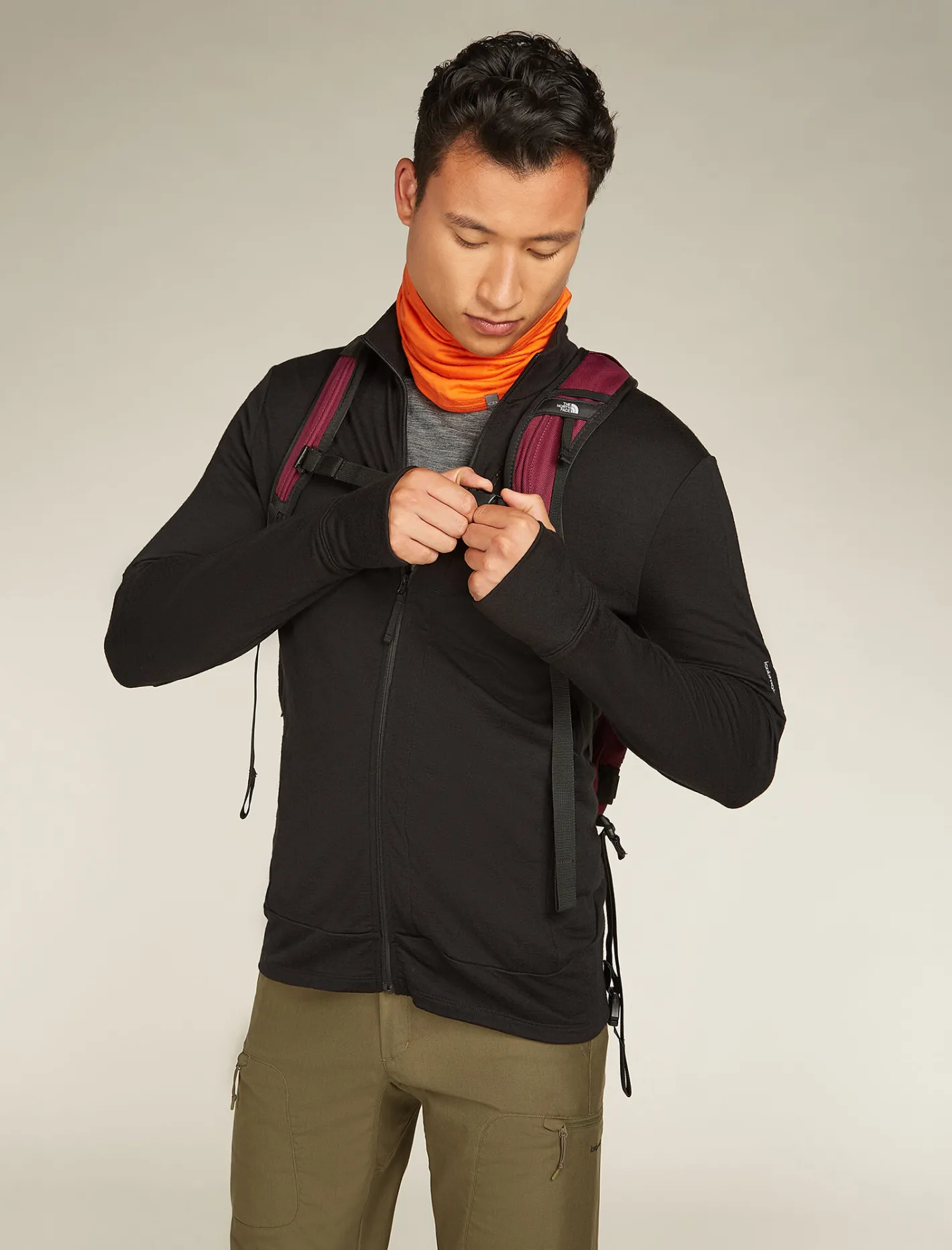 Icebreaker T-shirts^Men's Merino 150 Tech Lite Short Sleeve T-Shirt Pukaki Reflected GritstoneHeather
