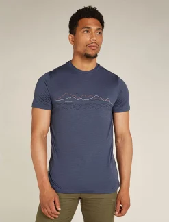 Icebreaker T-shirts^Men's Merino 150 Tech Lite Short Sleeve T-Shirt Graphite