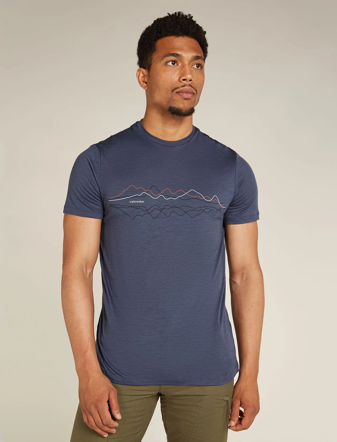 Icebreaker T-shirts^Men's Merino 150 Tech Lite Short Sleeve T-Shirt Graphite