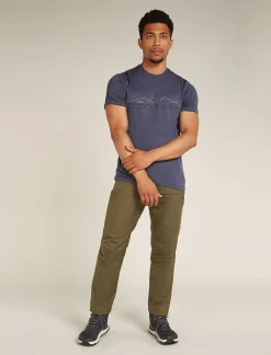 Icebreaker T-shirts^Men's Merino 150 Tech Lite Short Sleeve T-Shirt Graphite