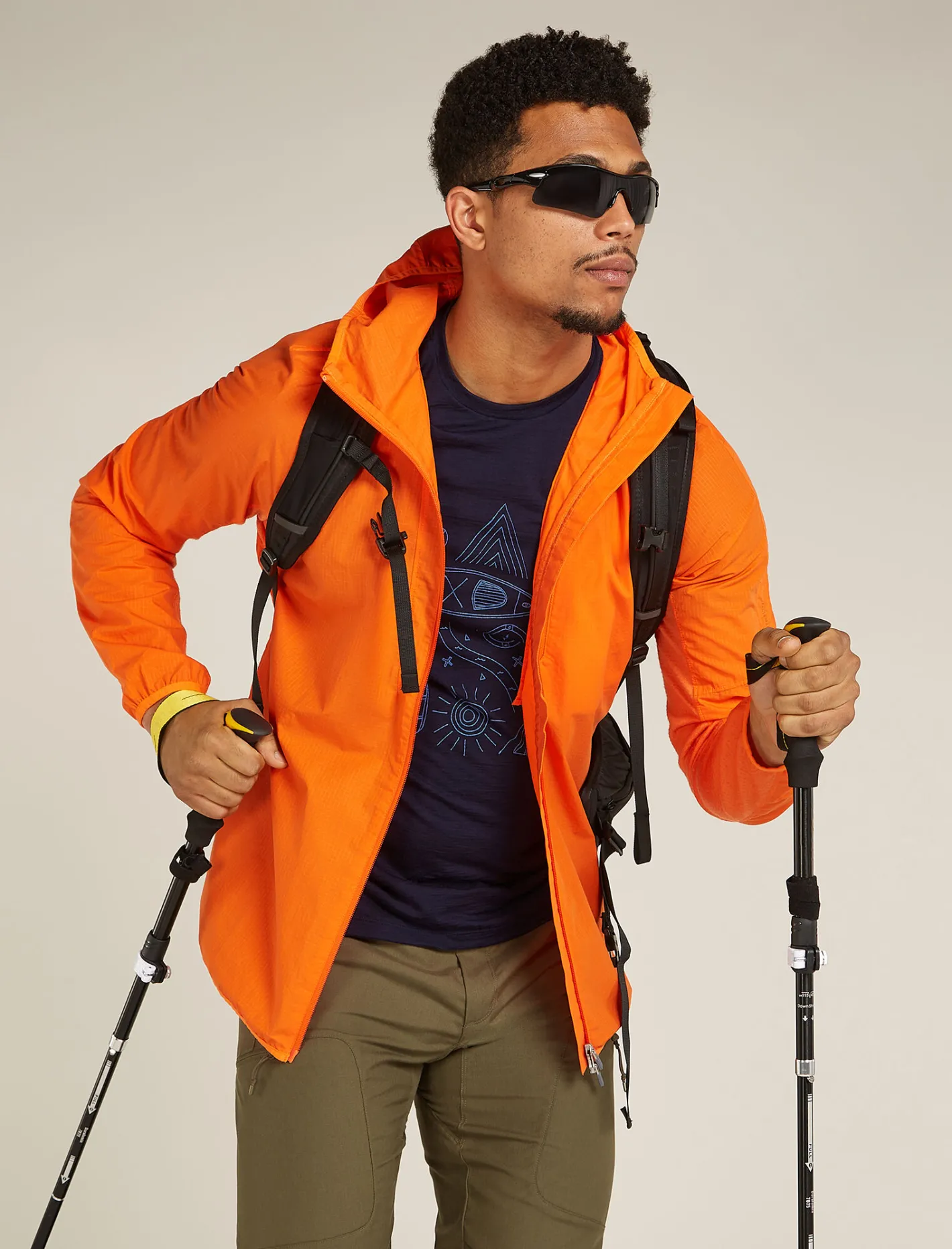 Icebreaker T-shirts^Men's Merino 150 Tech Lite Short Sleeve T-Shirt Camp Essentials MidnightNavy
