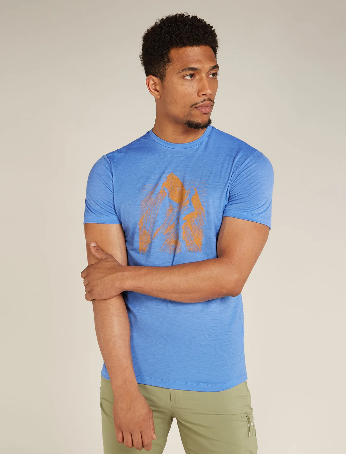 Icebreaker T-shirts^Men's Merino 150 Tech Lite Short Sleeve T-Shirt Granite Adventures Baja