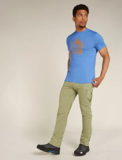 Icebreaker T-shirts^Men's Merino 150 Tech Lite Short Sleeve T-Shirt Granite Adventures Baja
