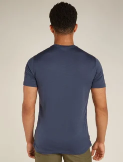 Icebreaker T-shirts^Men's Merino 150 Tech Lite Short Sleeve T-Shirt Rising Light Graphite