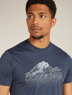 Icebreaker T-shirts^Men's Merino 150 Tech Lite Short Sleeve T-Shirt Rising Light Graphite