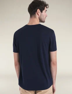 Icebreaker T-shirts^Men's Merino 150 Tech Lite Short Sleeve T-Shirt MidnightNavy