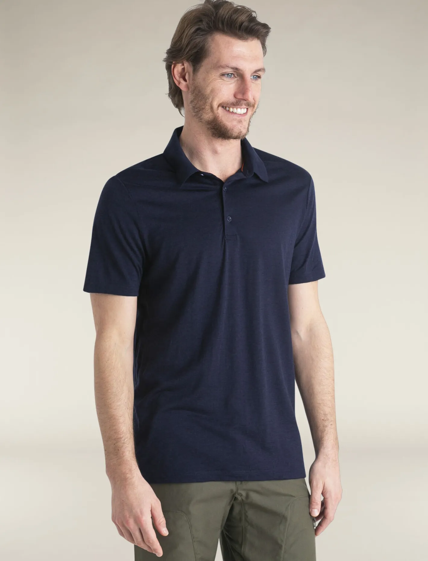 Icebreaker T-shirts^Men's Merino 150 Tech Lite Short Sleeve Polo MidnightNavy