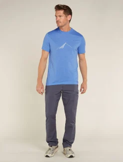 Icebreaker T-shirts^Men's Merino 150 Tech Lite Short Sleeve T-Shirt Southern Constellation Baja